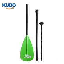 2019 Poignée ergonomique facilement réglable Lame en nylon d&#39;arbre en aluminium de 3 pièces Stand Up Paddle